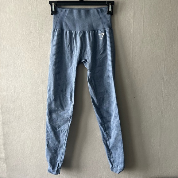 Gymshark Pants - Gymshark Blue Vital Seamless Leggings Size Small